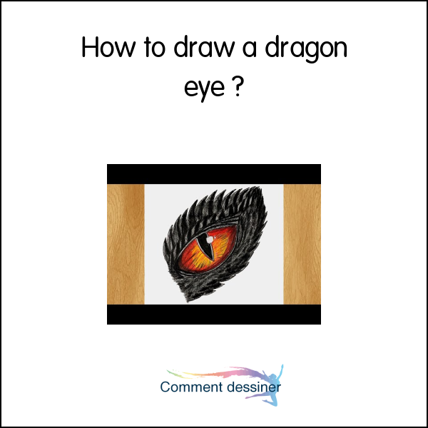 How to draw a dragon eye